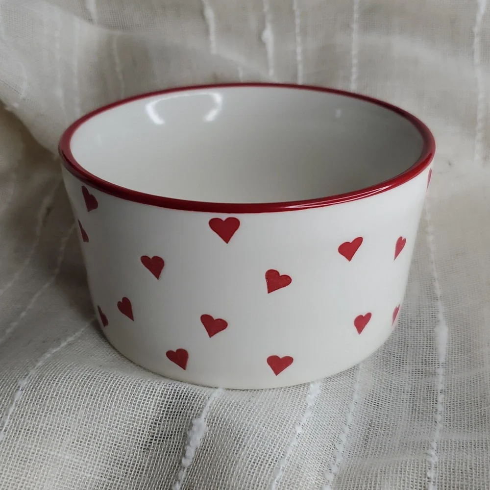 Heart Pattern Ramekins Set‎ of 4